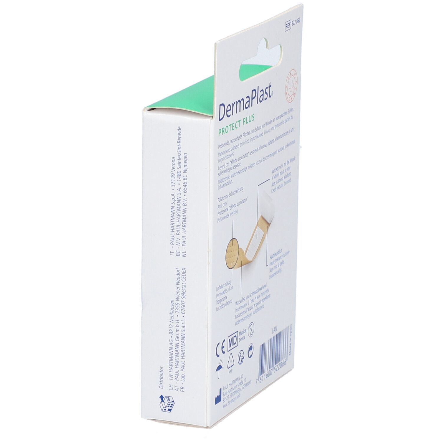 HARTMANN Dermaplast® Protect Plus Family Pansements 3 tailles