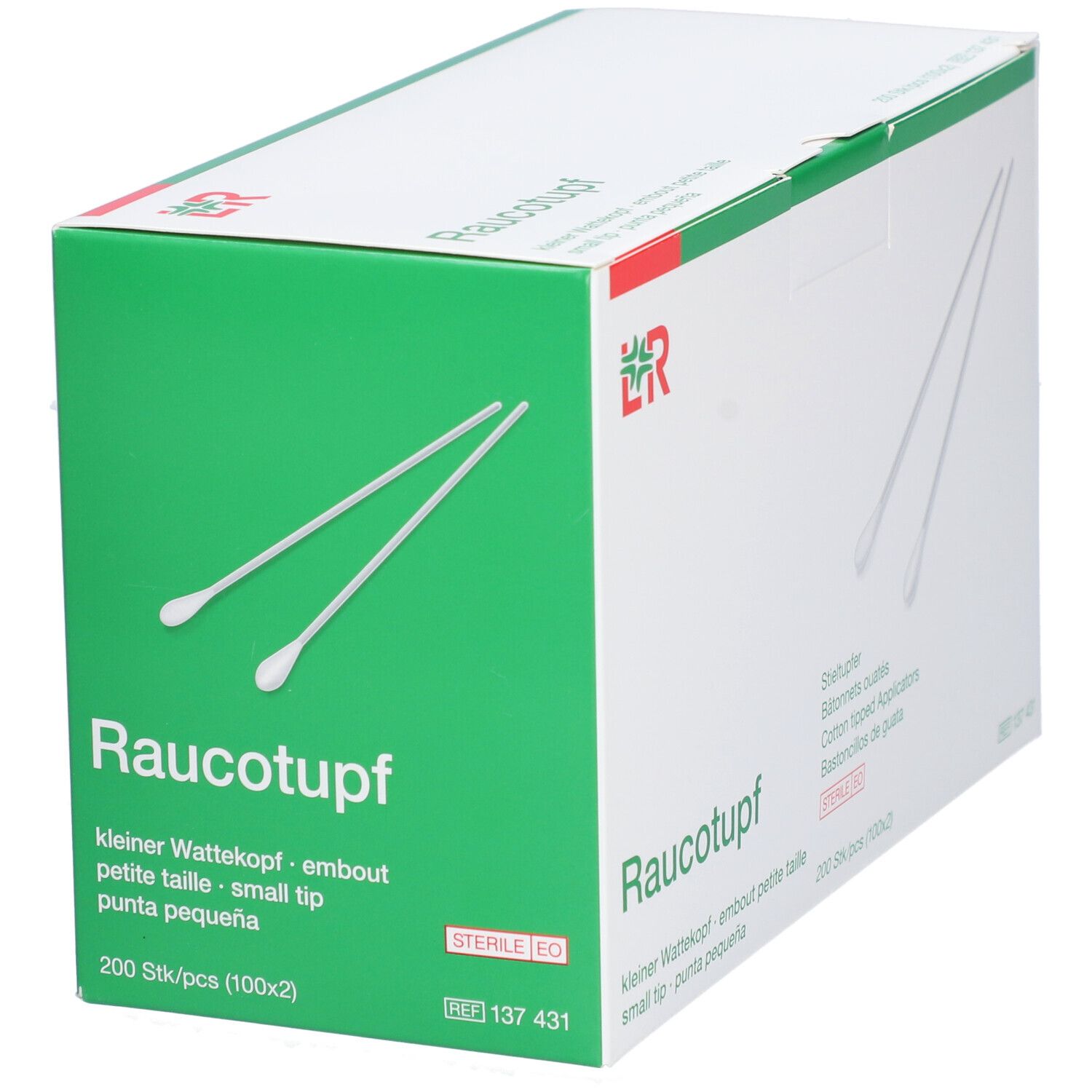 RAUCOTUPF Wattestäbchen aus Holz 15 cm