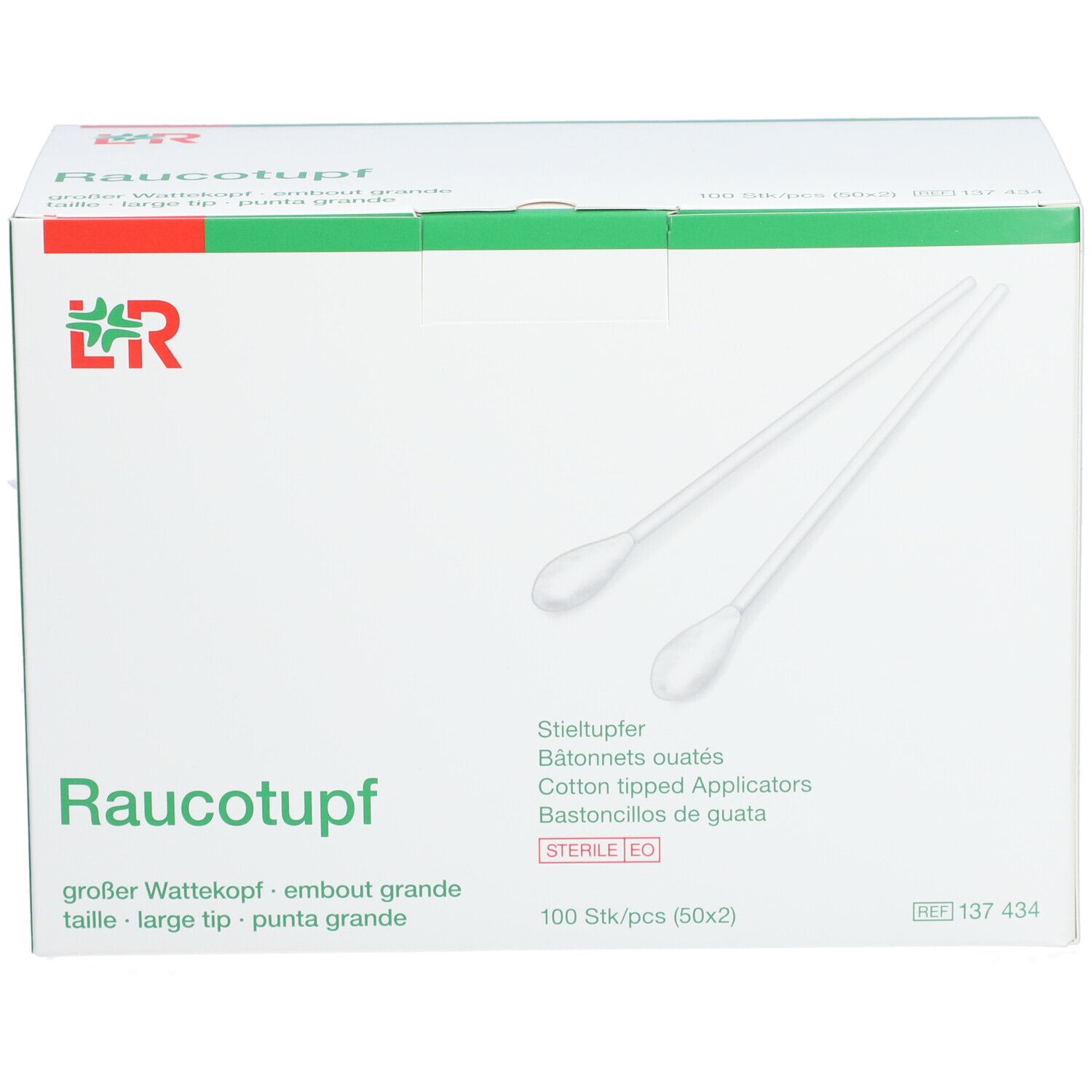 RAUCOTUPF Wattestäbchen 15 cm