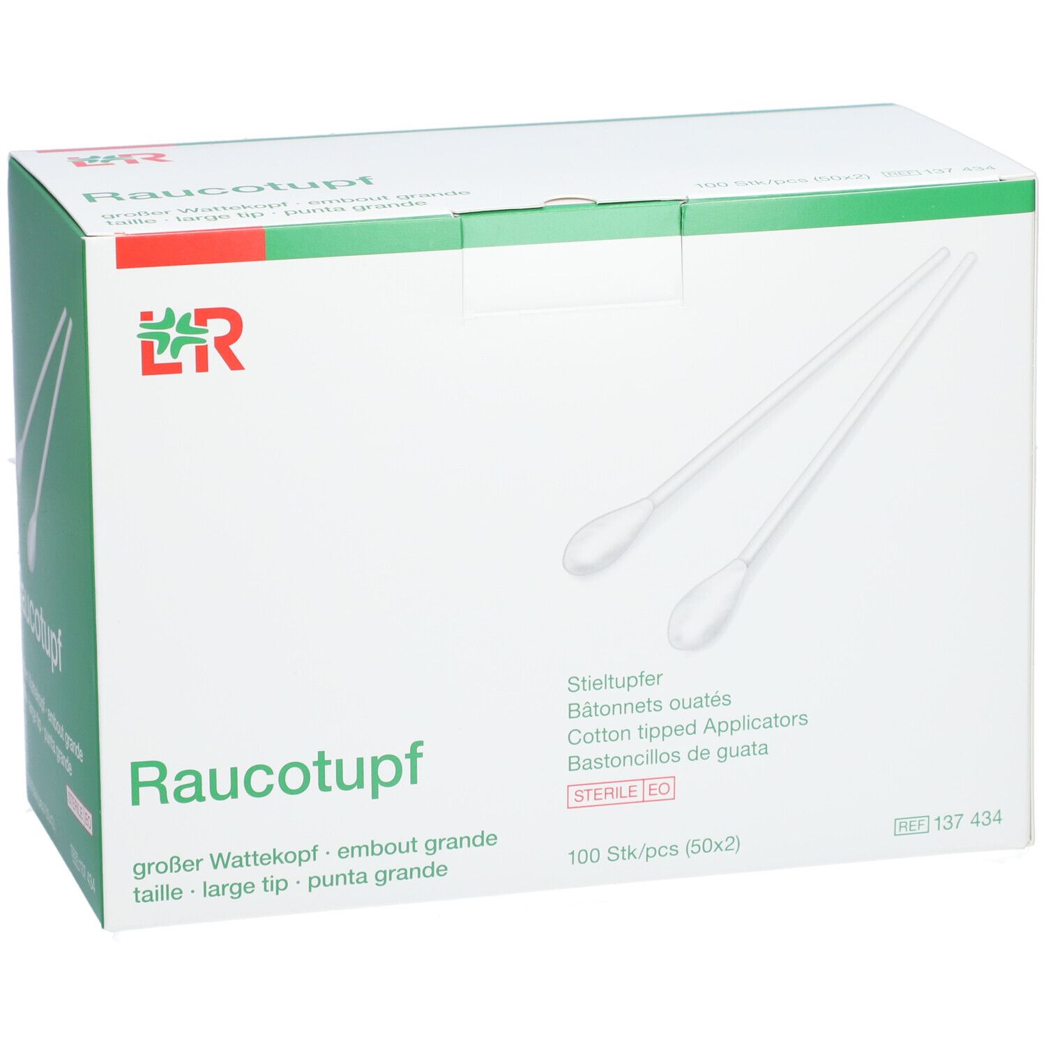 RAUCOTUPF Wattestäbchen 15 cm