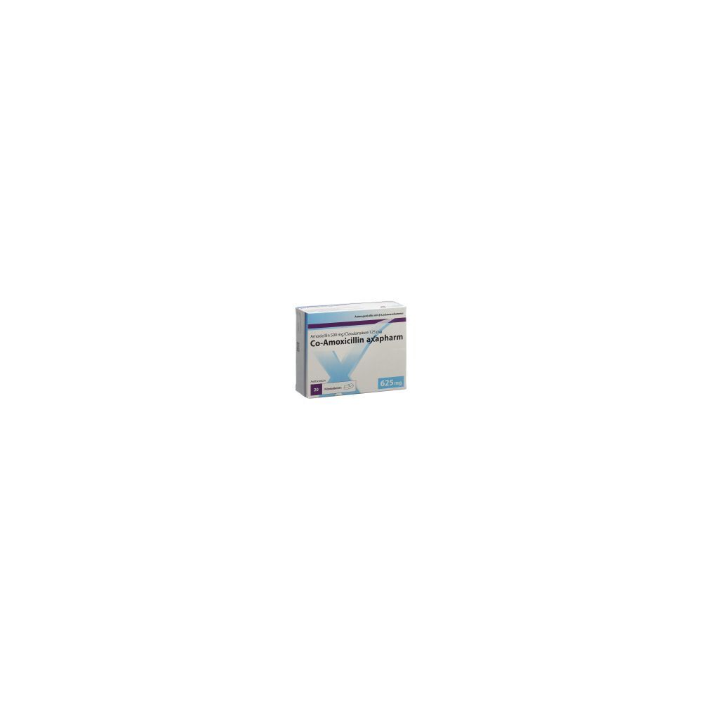 CO-AMOXICILLIN axapharm Filmtabl 625 mg 20 Stk