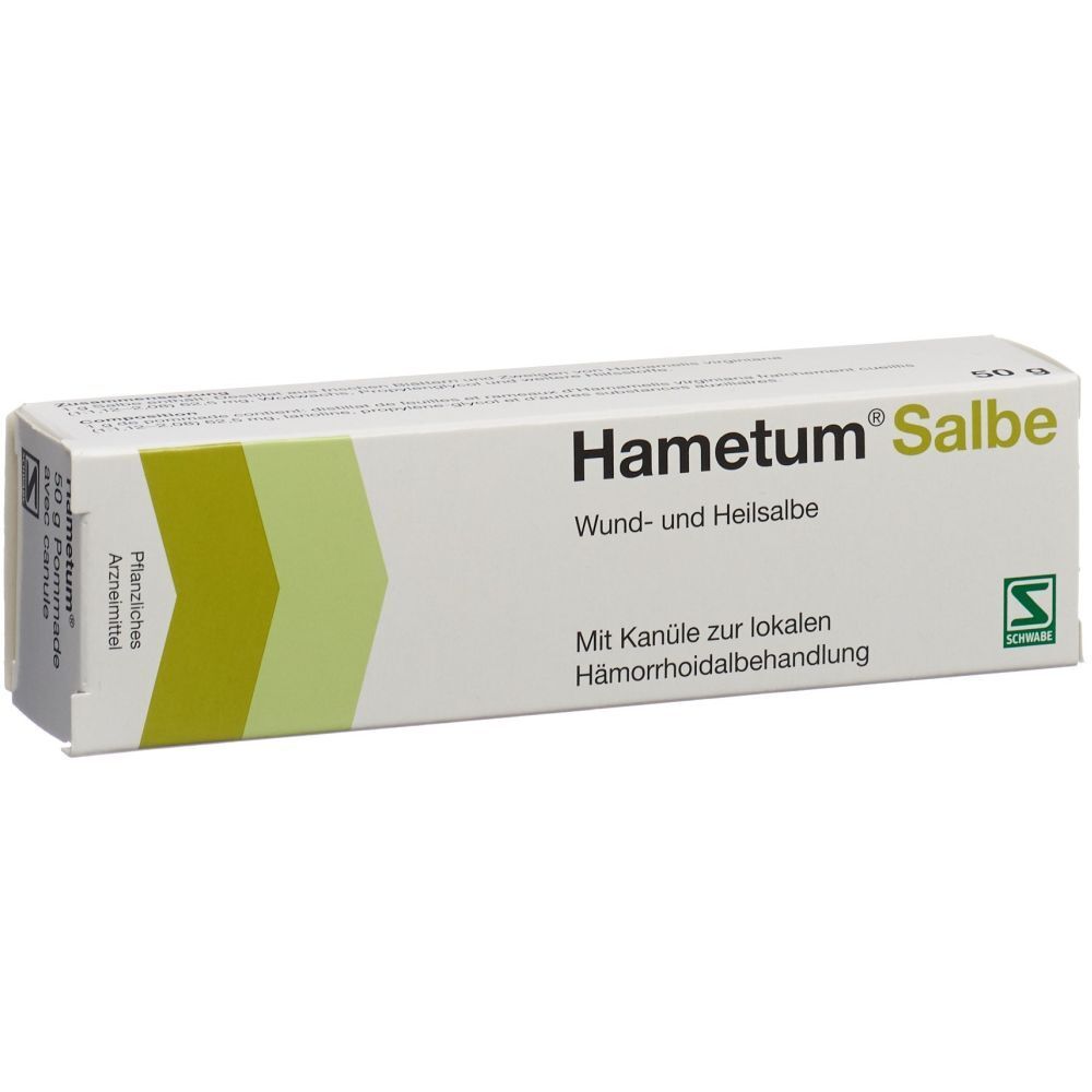 HAMETUM Salbe mit Kanüle Tb 50 g