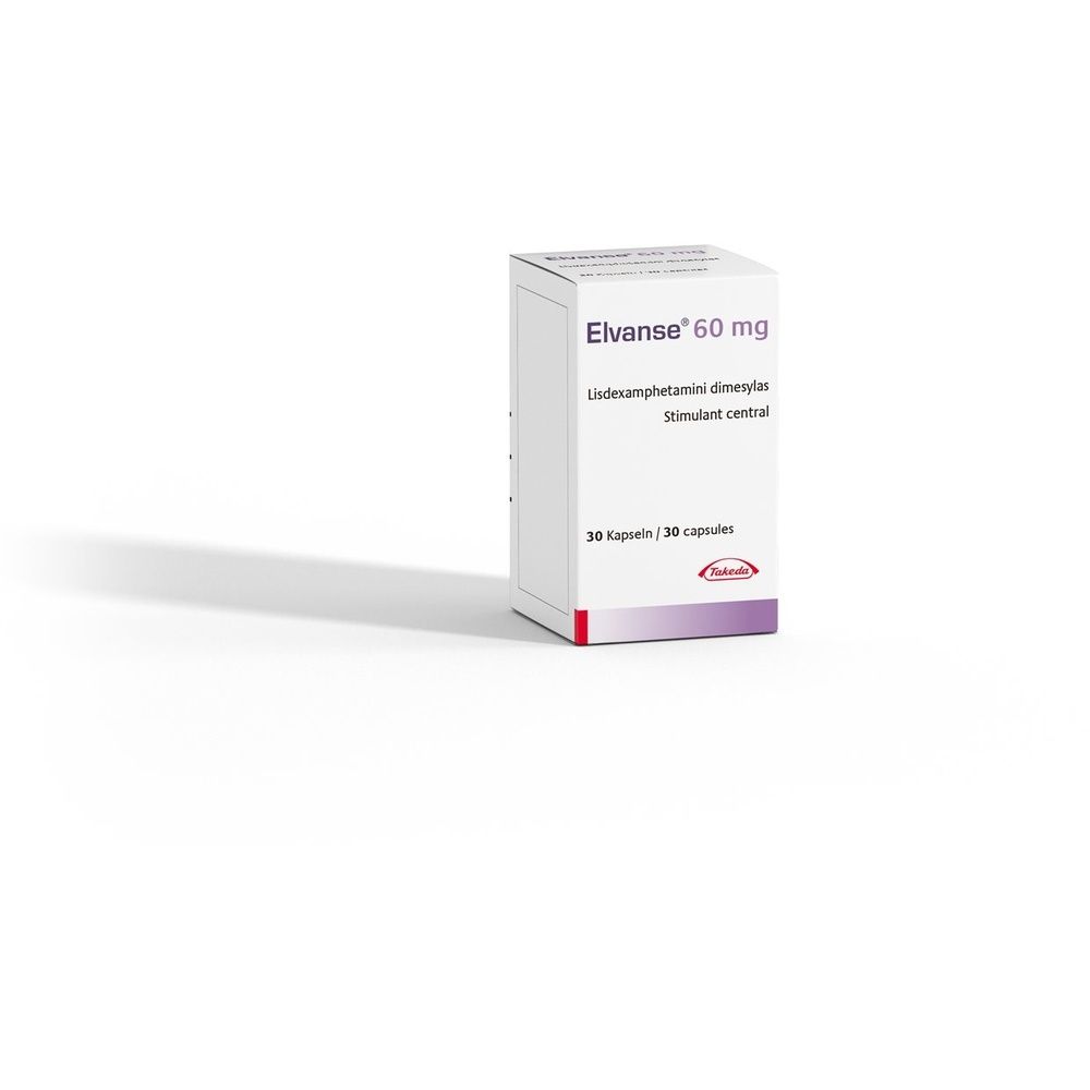 ELVANSE Kaps 60 mg SDO