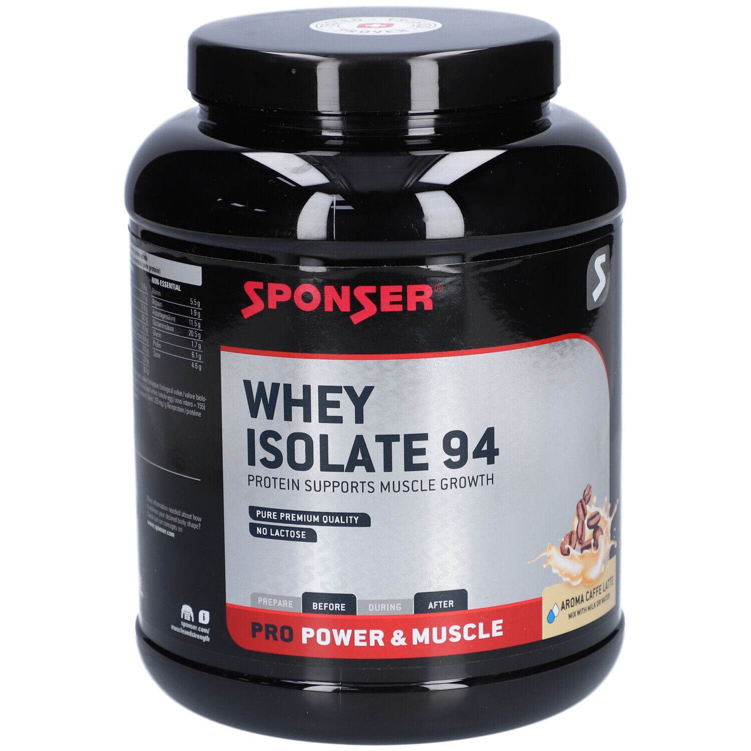 Sponser Whey Isolate 94 Caffè Latte