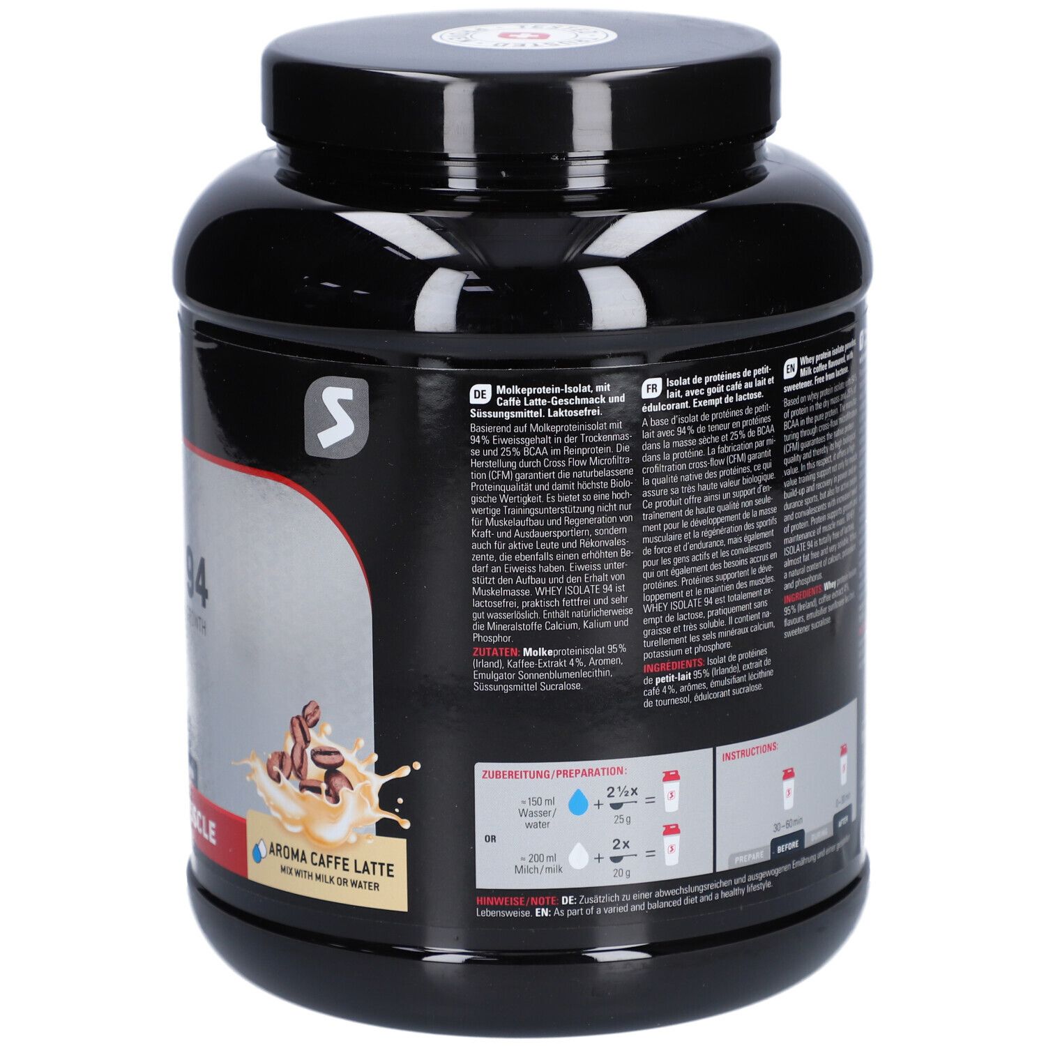 Sponser Whey Isolate 94 Caffè Latte
