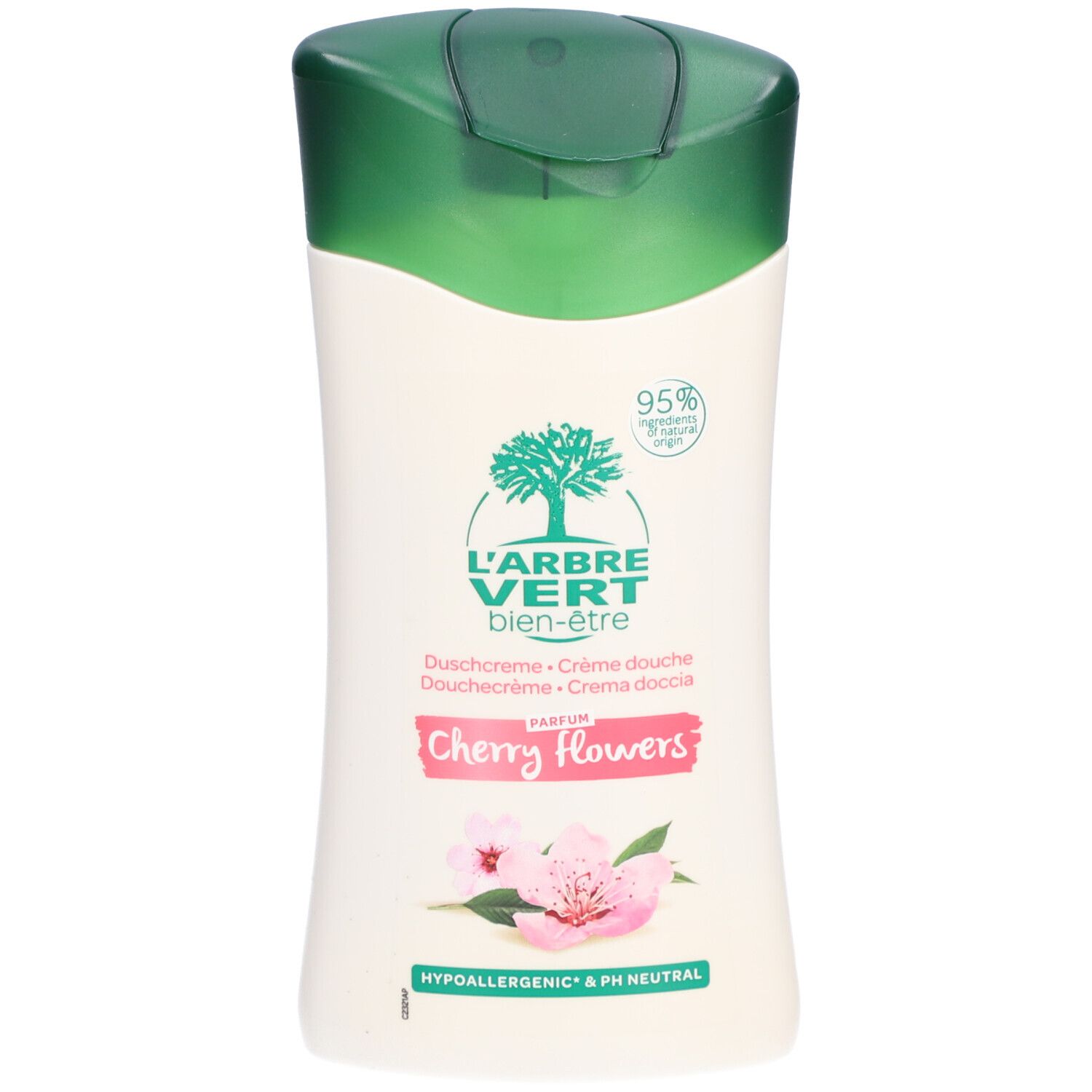 L'ARBRE VERT Crème de douche écologique Fleurs de Cerisier