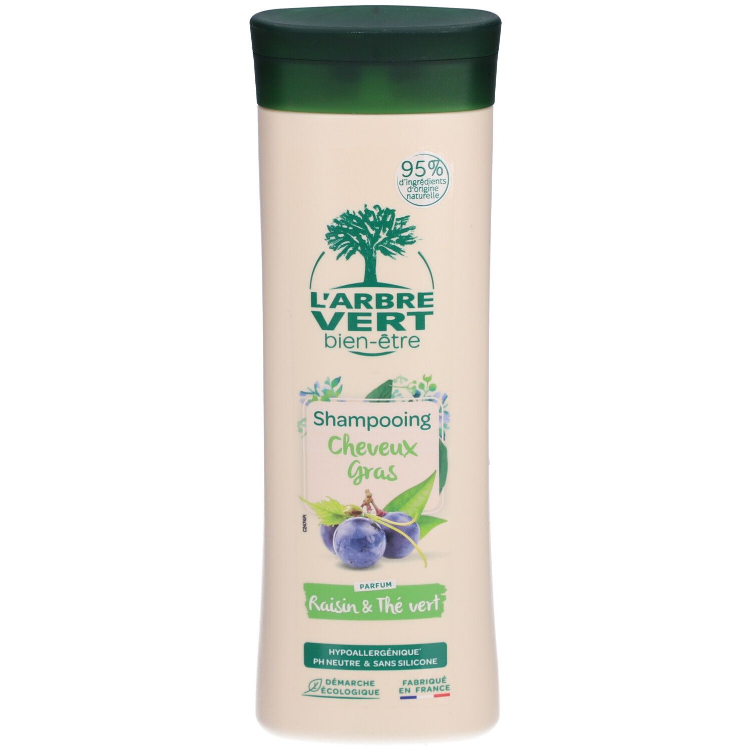 L'ARBRE VERT Shampooing écologique pour cheveux gras
