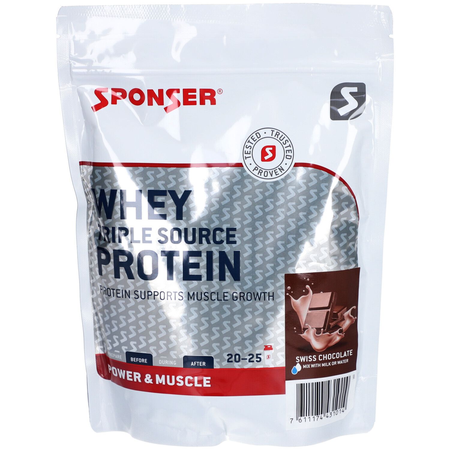 SPONSER® Whey Triple Source Protein Chocolat Suisse