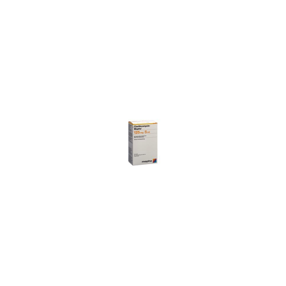 CLARITHROMYCIN Mepha Gran 125 mg/5ml f Susp 100 ml