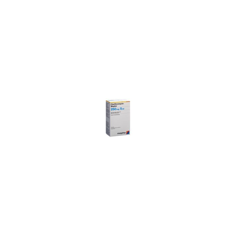 CLARITHROMYCIN Mepha Gran 250 mg/5ml f Susp 100 ml