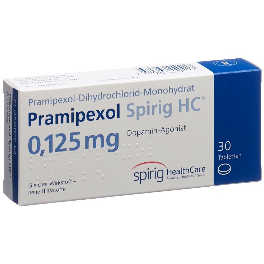 PRAMIPEXOL Spirig HC Tabl 0.125 mg SDO
