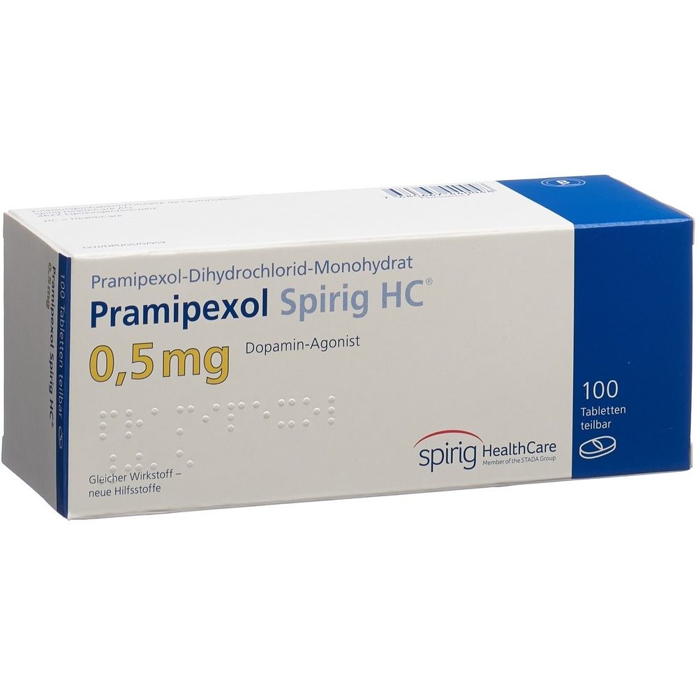 PRAMIPEXOL Spirig HC Tabl 0.5 mg SDO
