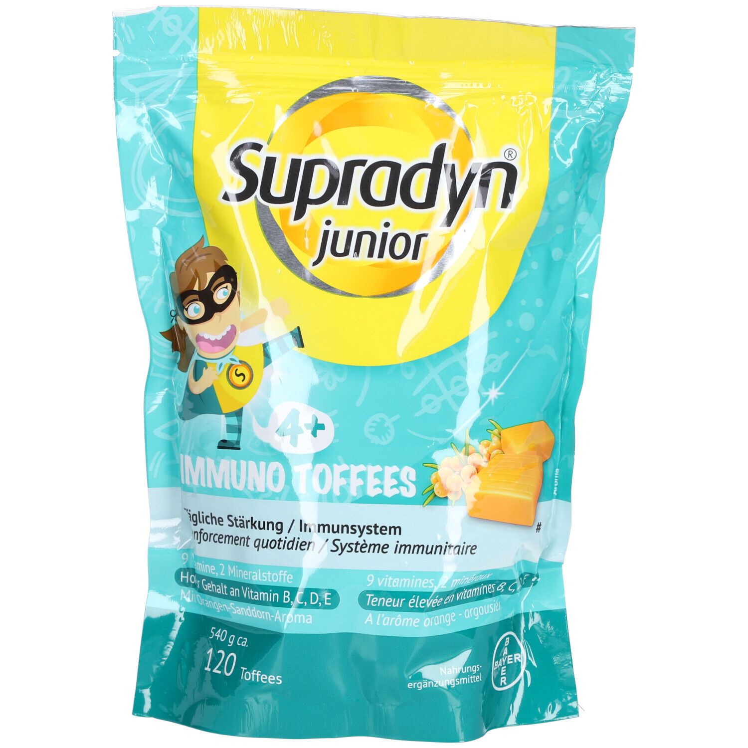 Supradyn® Junior Immuno Toffees - Jetzt 10% sparen* mit dem Code "SUPRA10"
