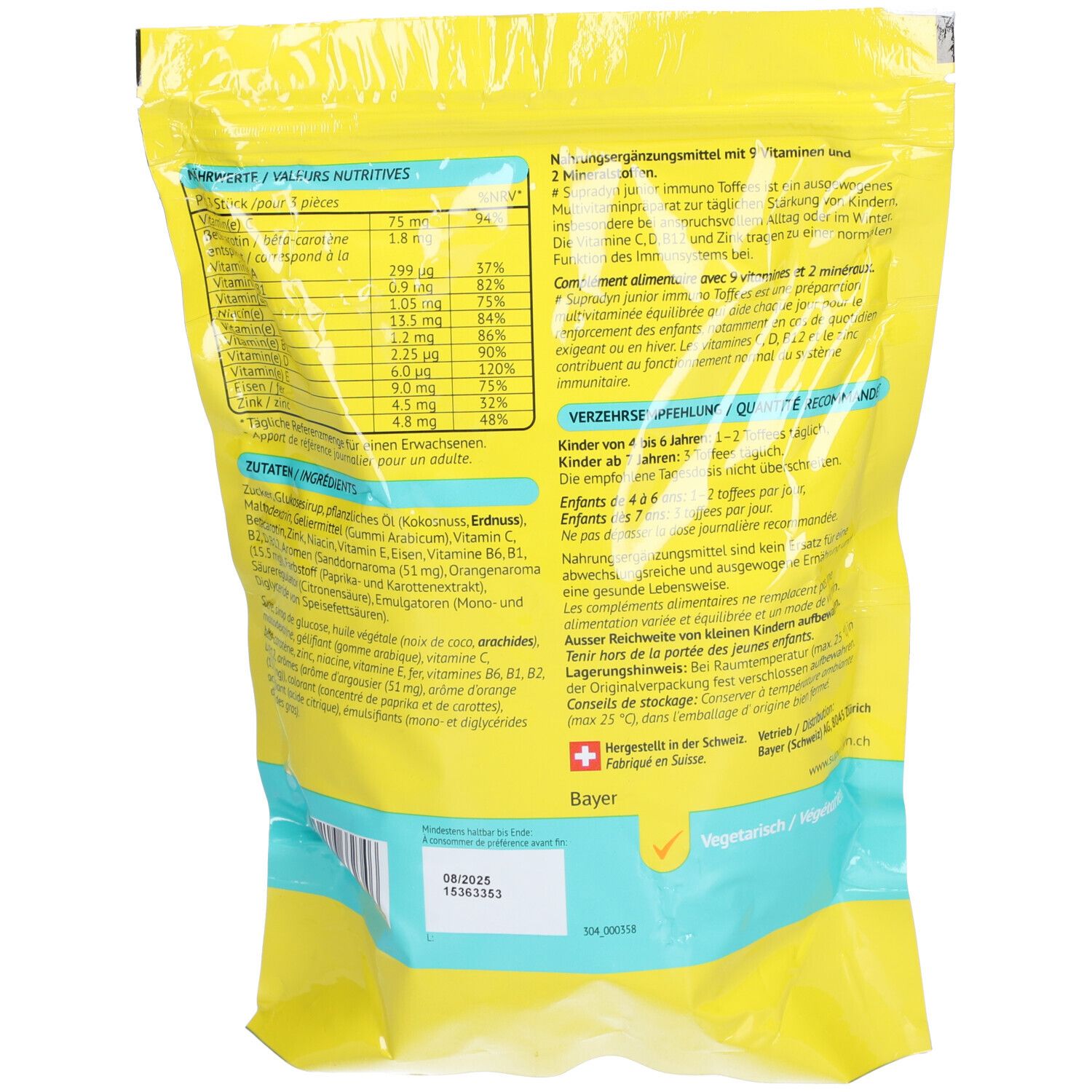 Supradyn® Junior Immuno Toffees - Jetzt 10% sparen* mit dem Code "SUPRA10"