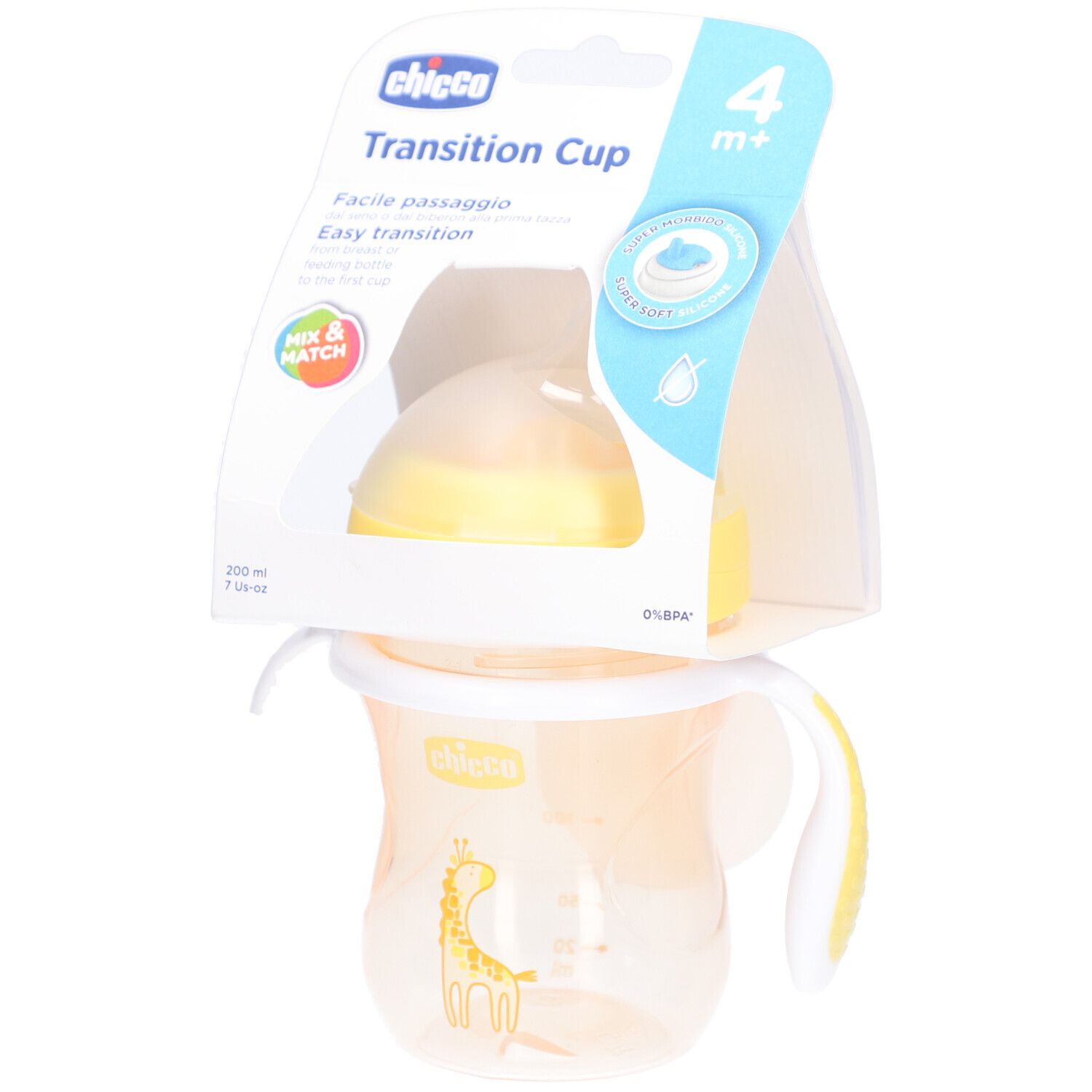 CHICCO Übergangsbecher 4m +