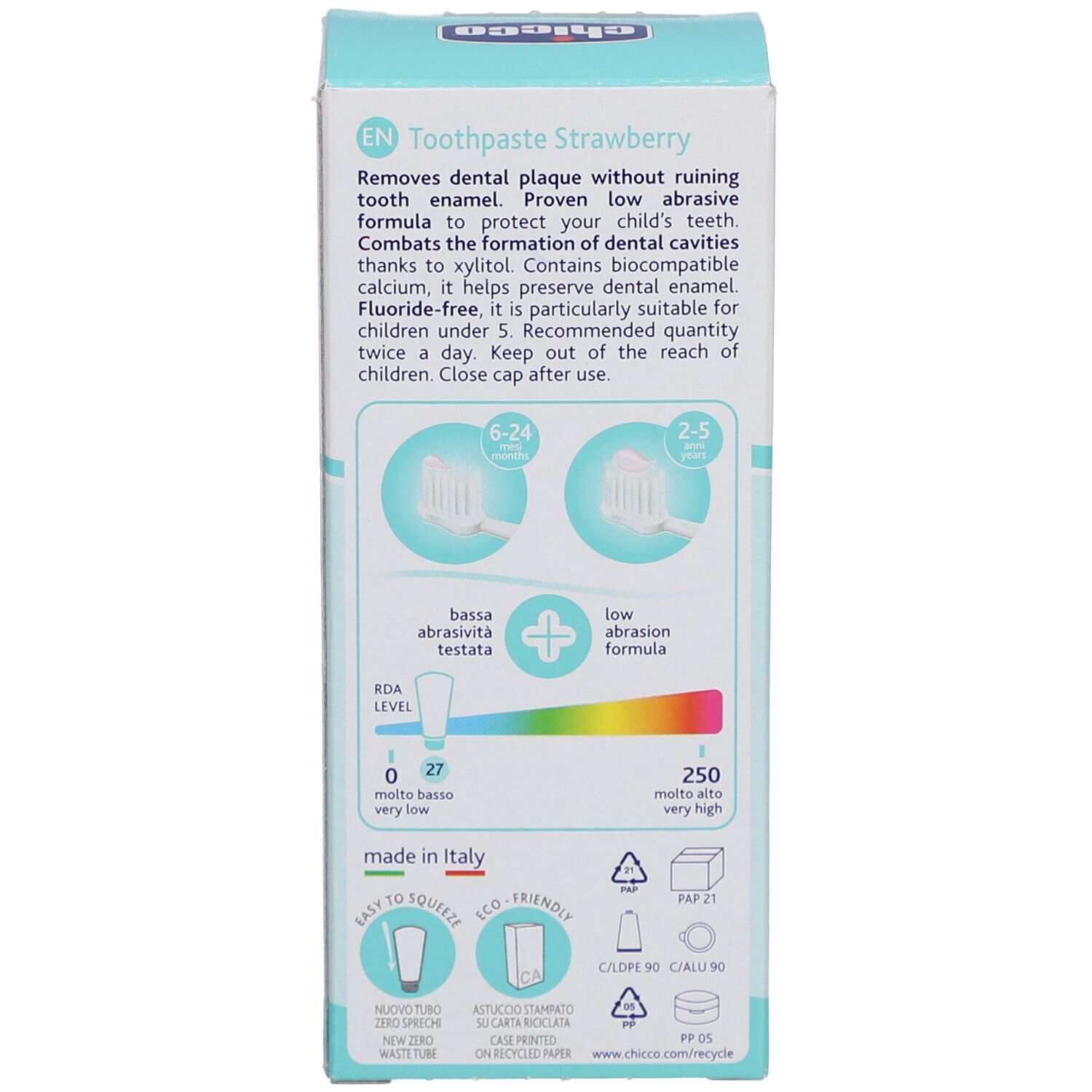 Chicco® Zahnpasta Erdbeere