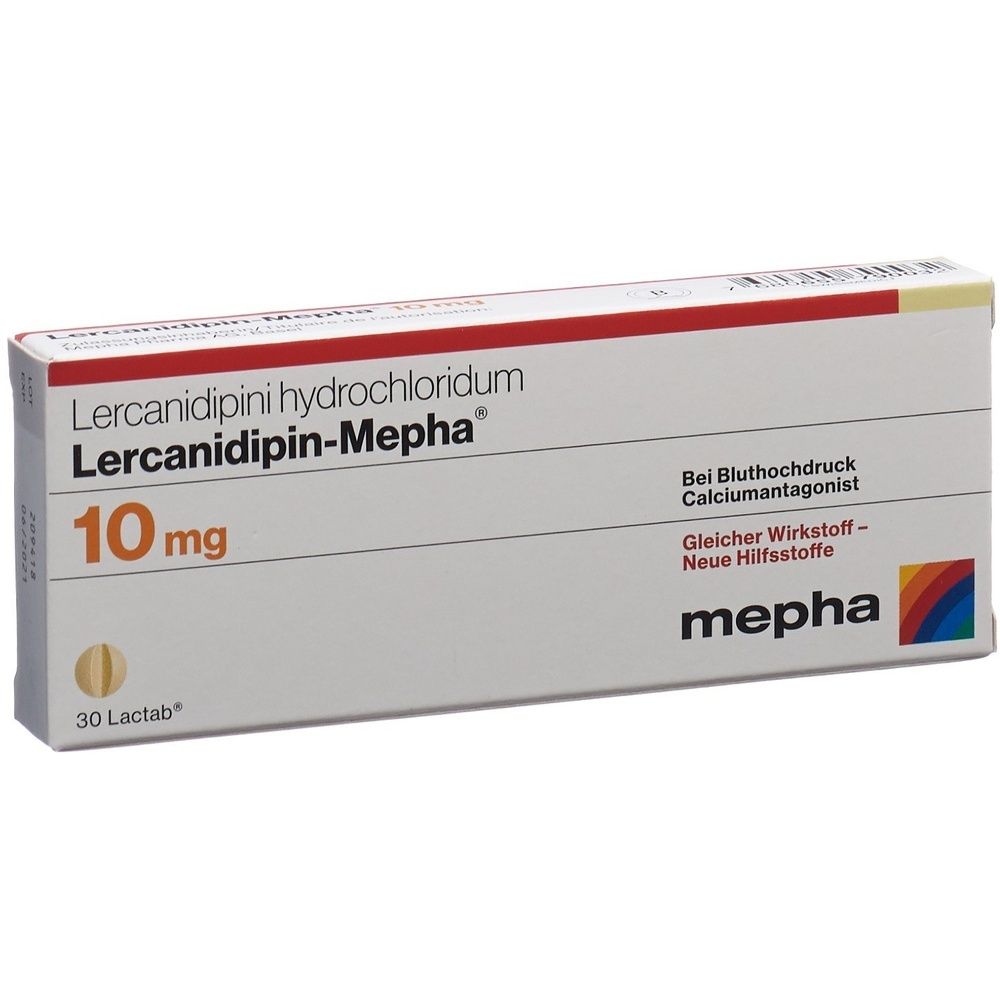LERCANIDIPIN Mepha Lactab 10 mg SDO