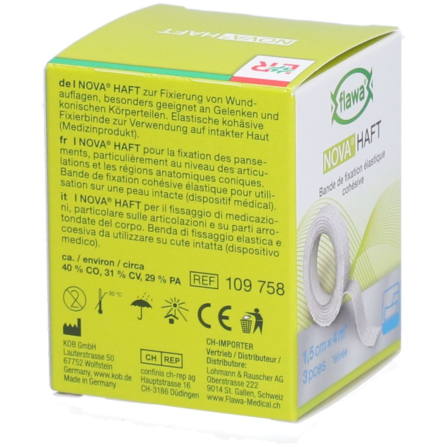 flawa® Nova Haft 1,5 cm x 4 m