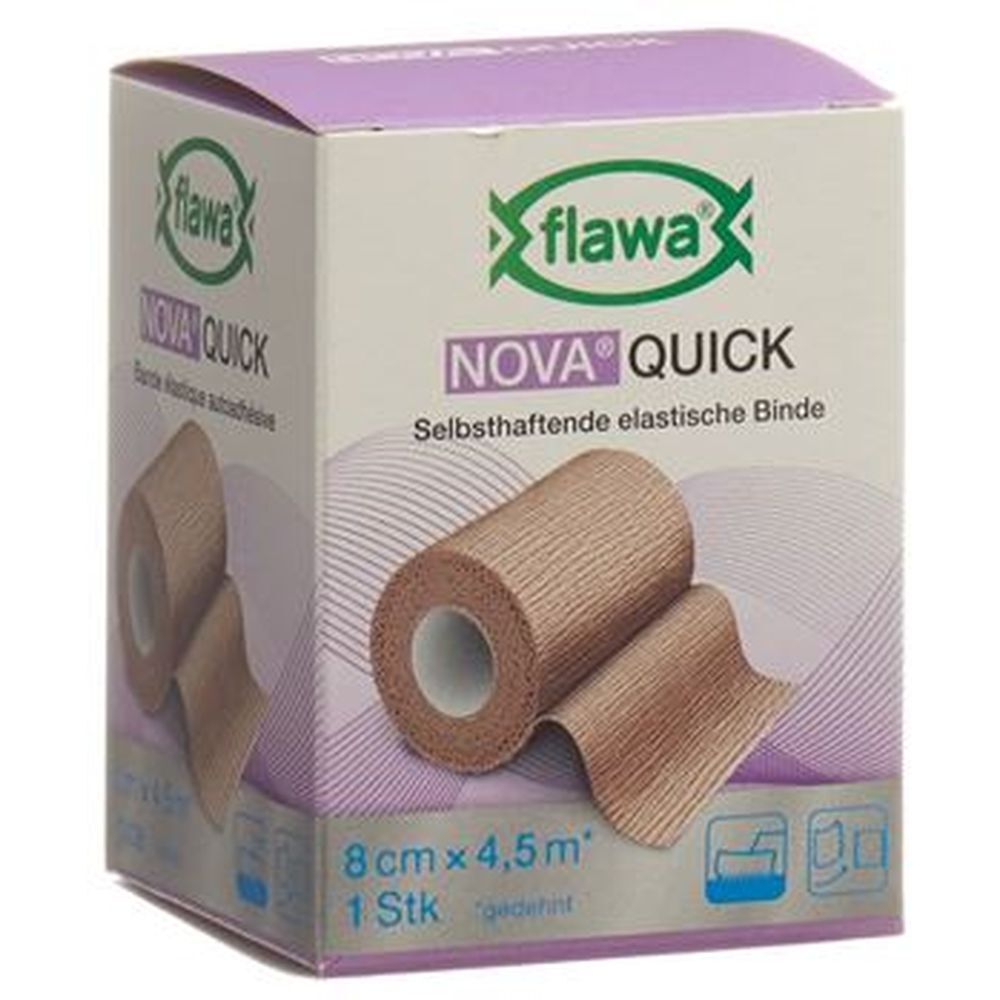 flawa NOVA® QUICK kohäsive Reißbinde 8 cm x 4 m