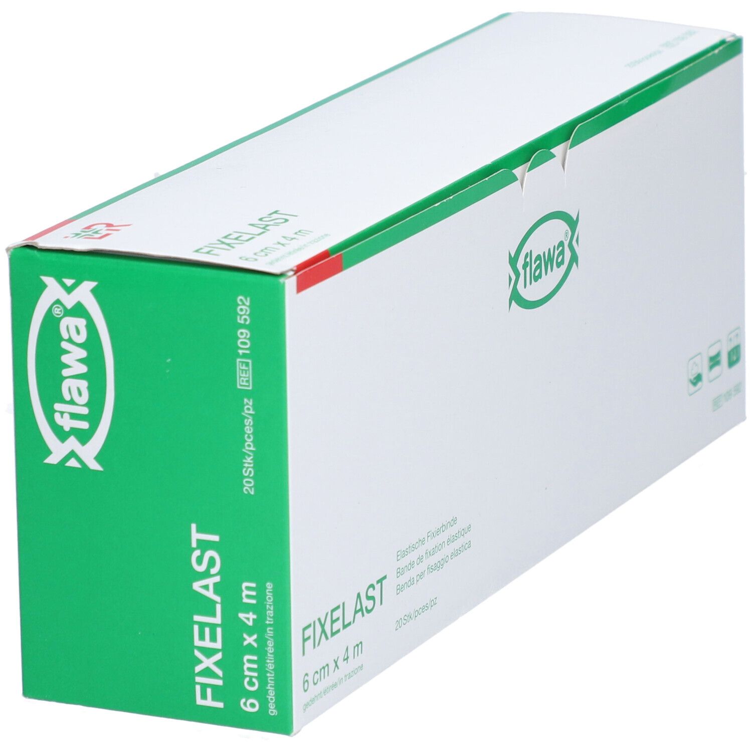 FLAWA Fixelast Bande de fixation élastique 6 cm x 4 m