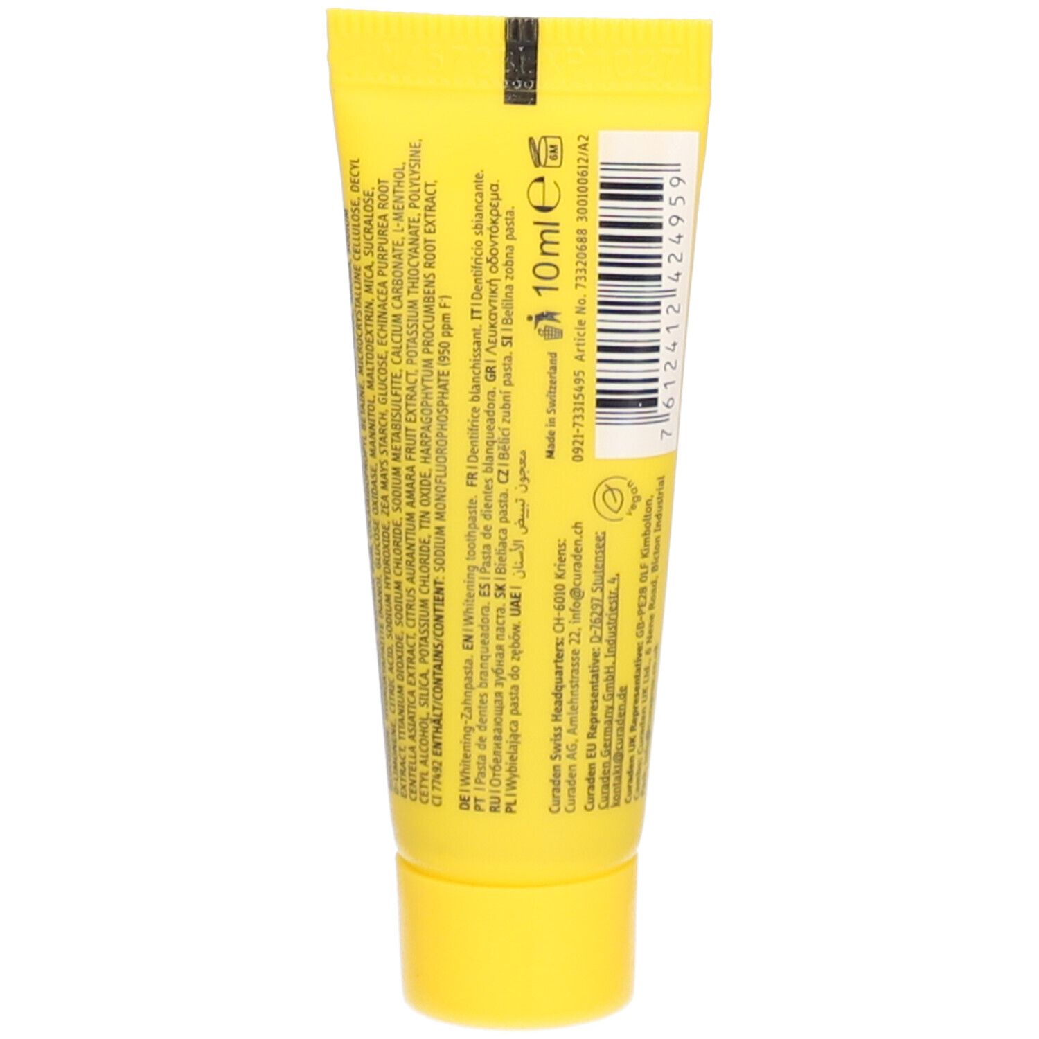 CURAPROX Be you dentifrice jaune Tb