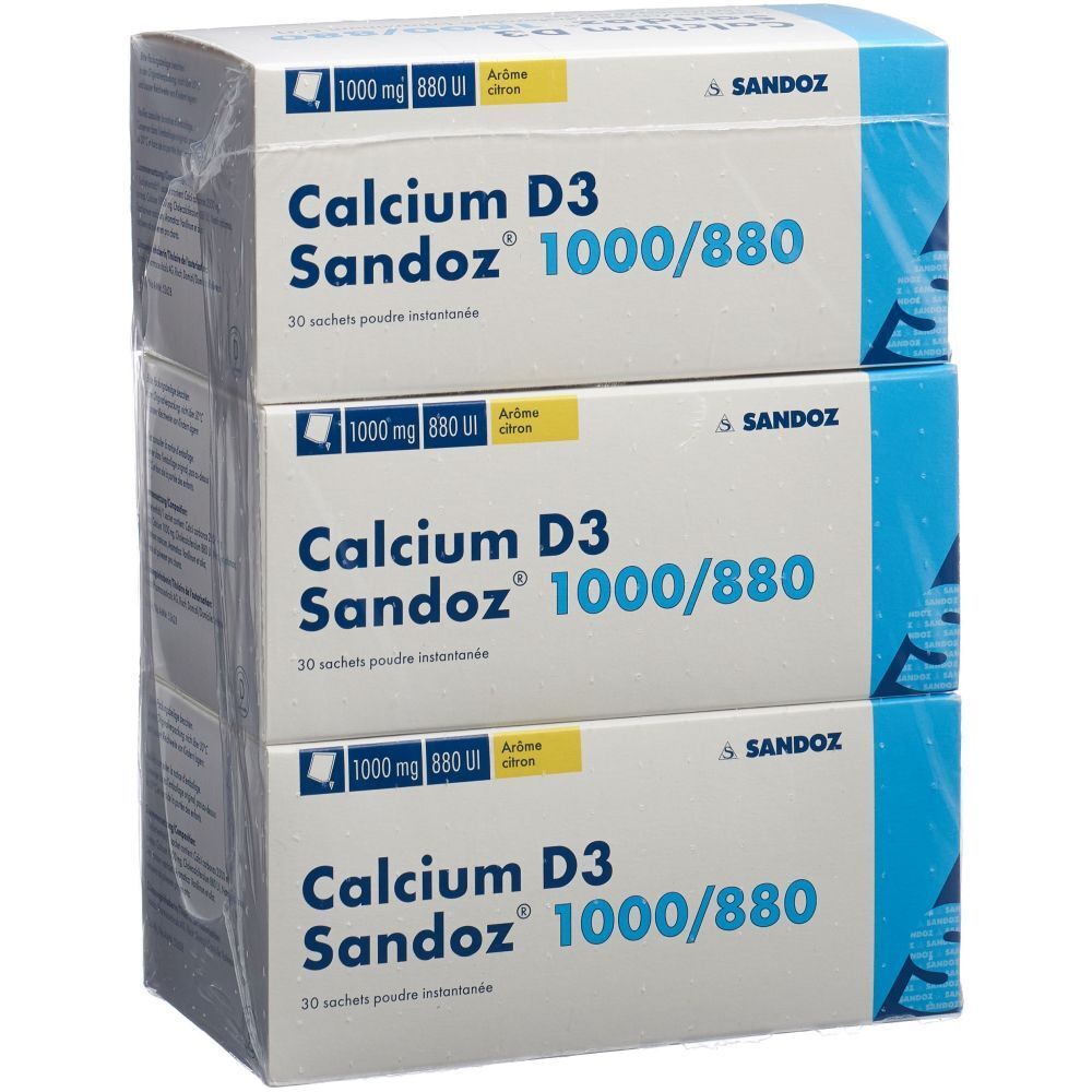 CALCIUM D3 Sandoz Plv 1000/880 Btl 90 Stk