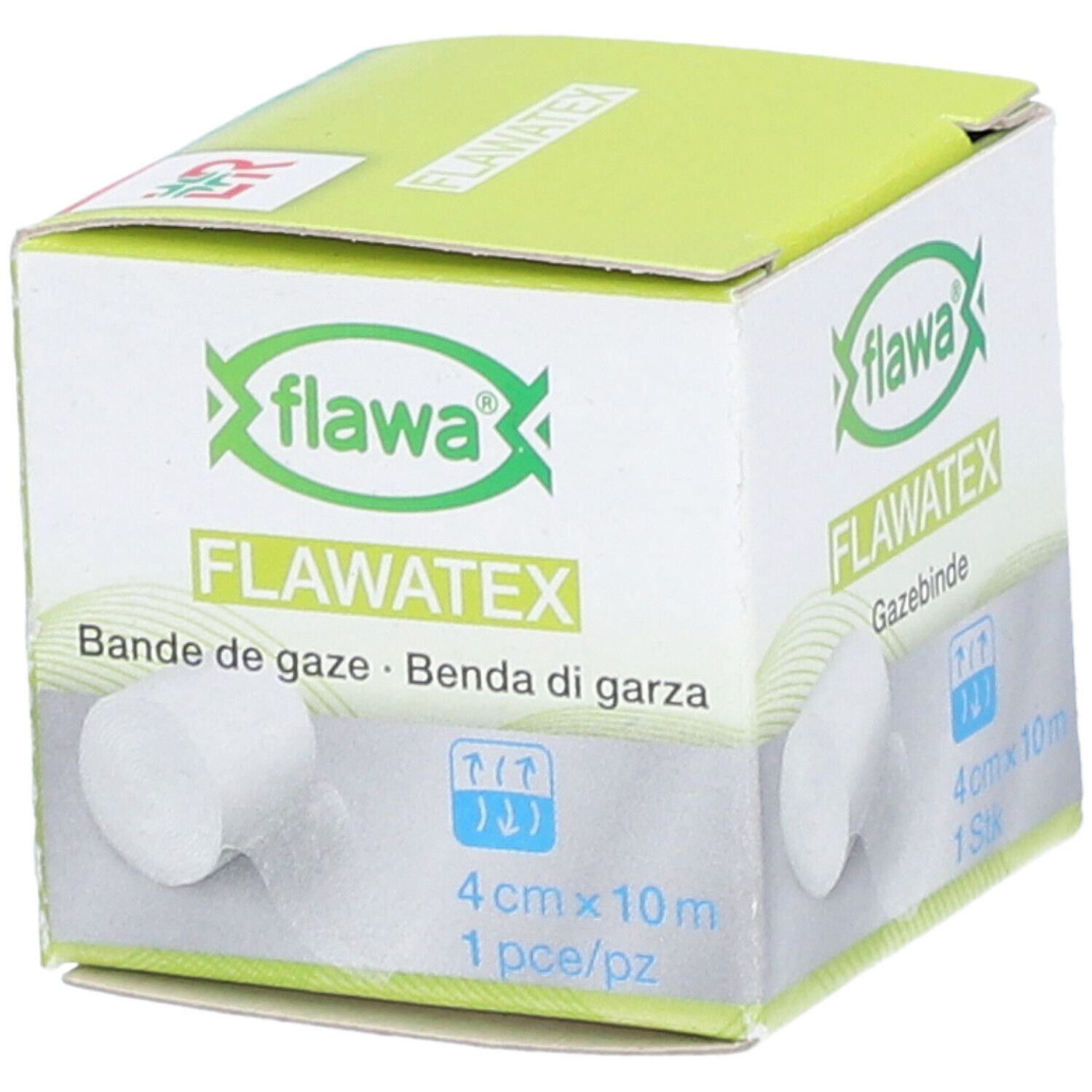 Flawa Bande de gaze lisières tissées 4cmx10m