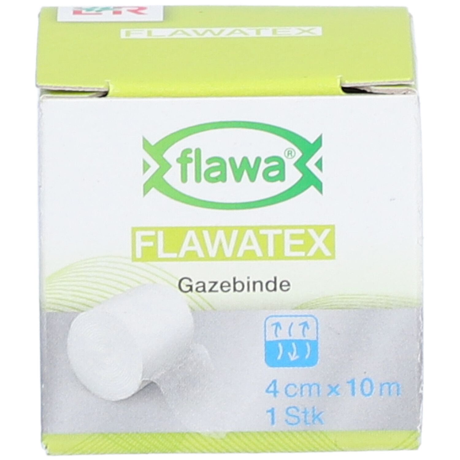 Flawa Bande de gaze lisières tissées 4cmx10m