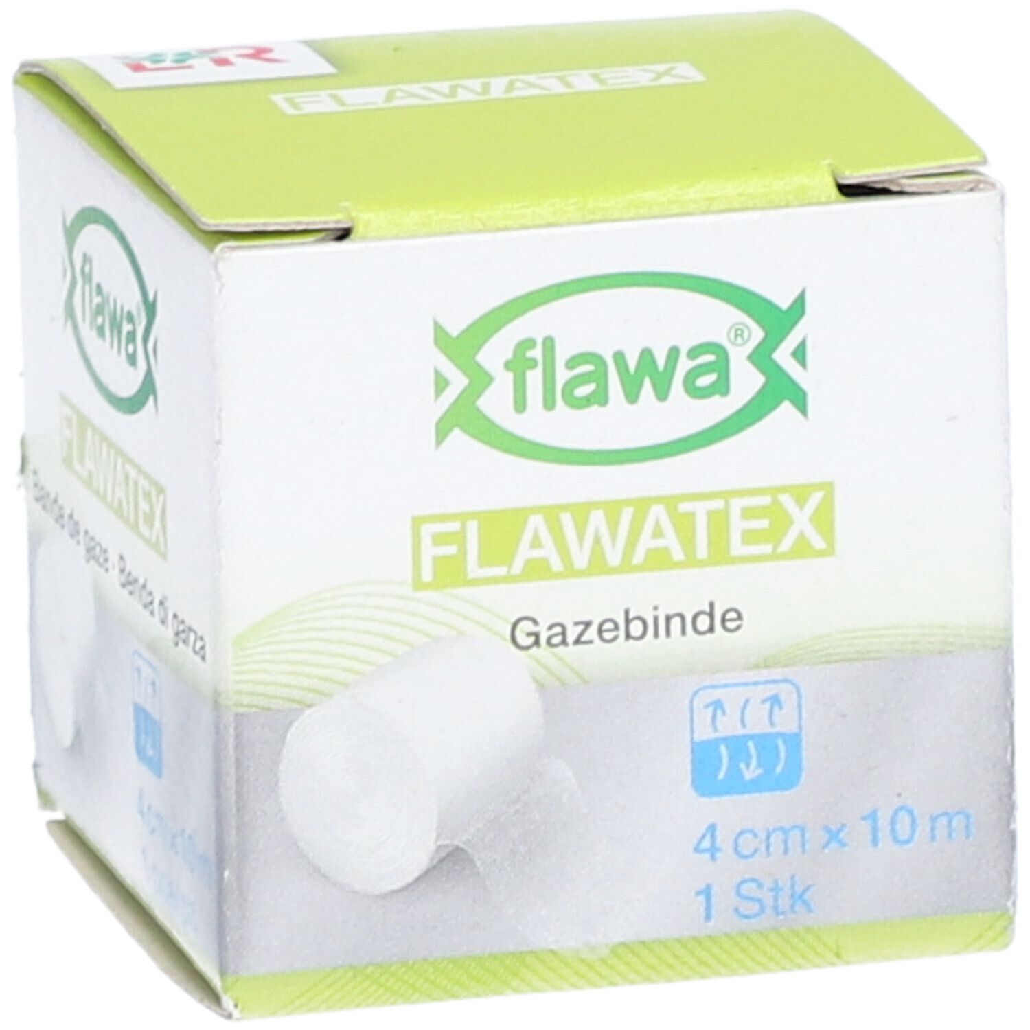 Flawa Bande de gaze lisières tissées 4cmx10m
