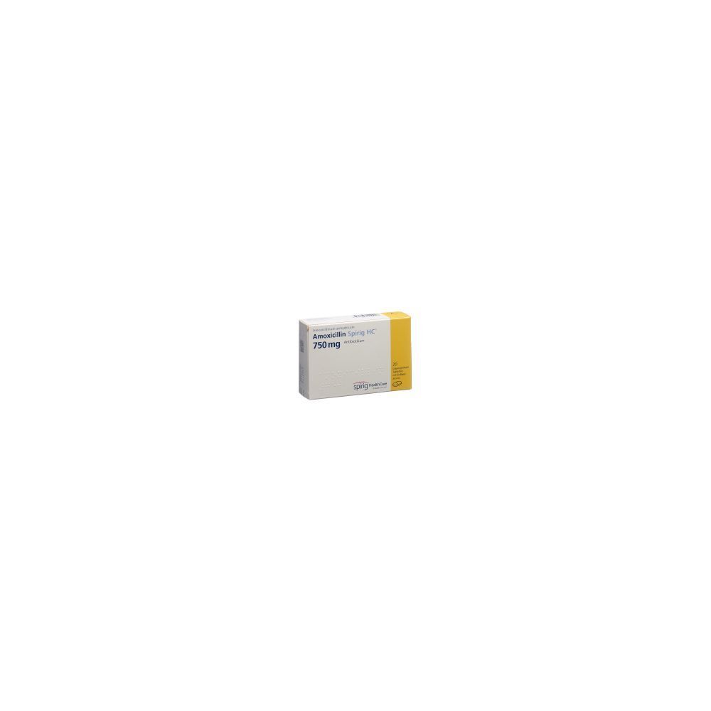 AMOXICILLIN Spirig HC Disp Tabl 750 mg 20 Stk