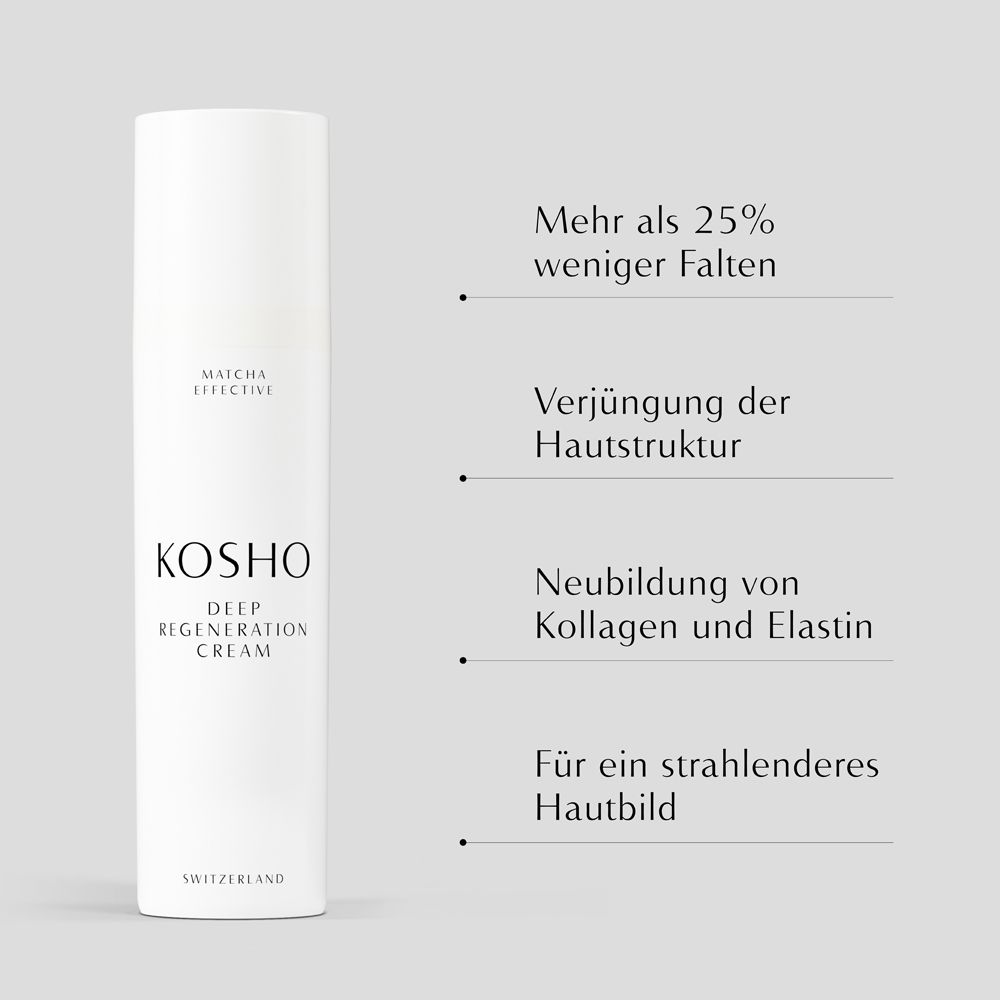 KOSHO MATCHA EFFECTIVE Deep Regeneration Cream - Crème de nuit régénérante