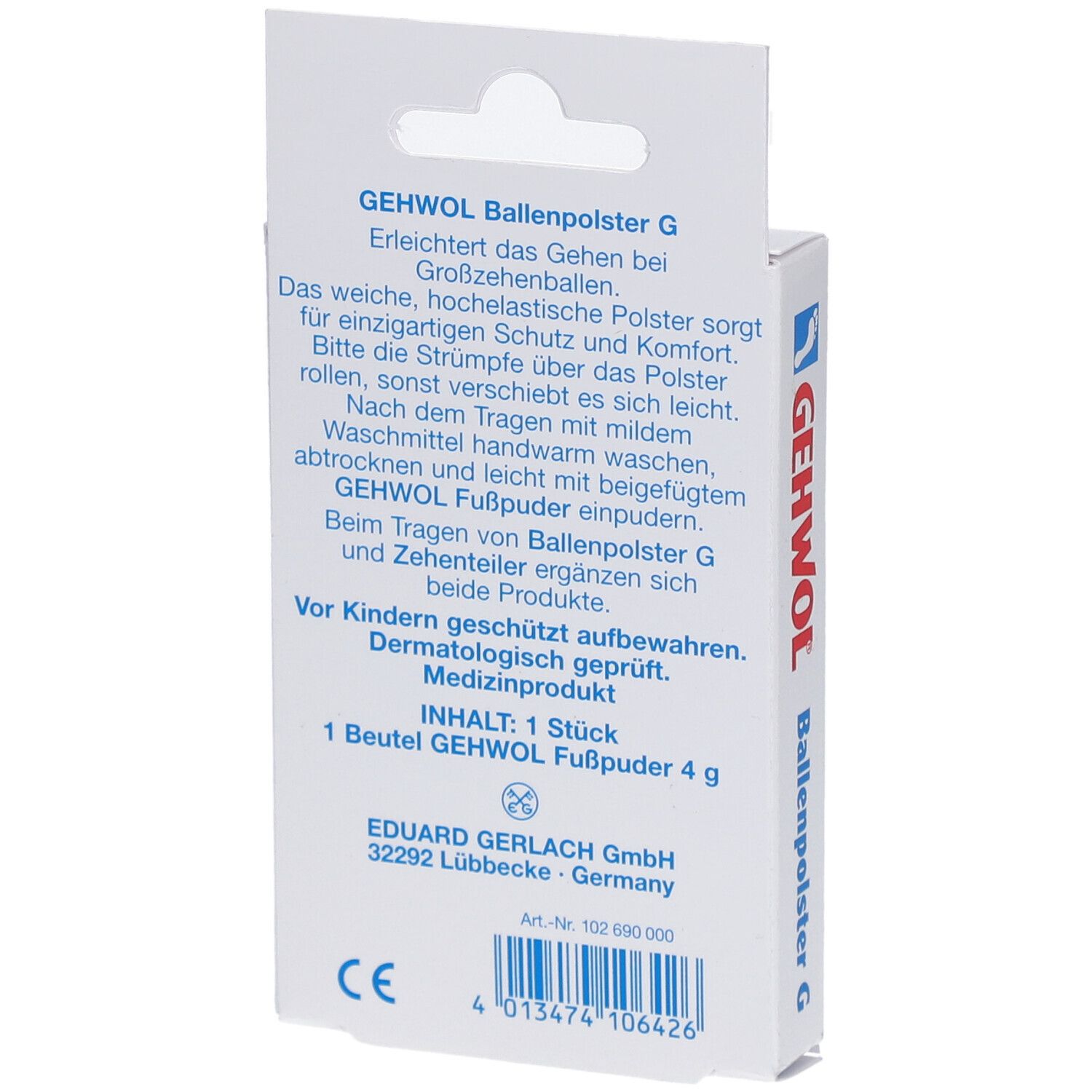 GEHWOL Coussinet anti-oignons G
