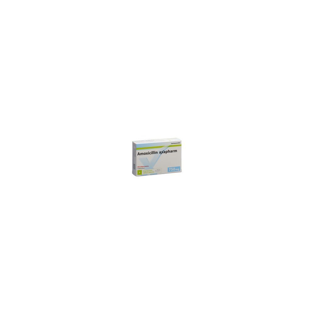 AMOXICILLIN Axapharm Disp Tabl 750 mg 4 Stk