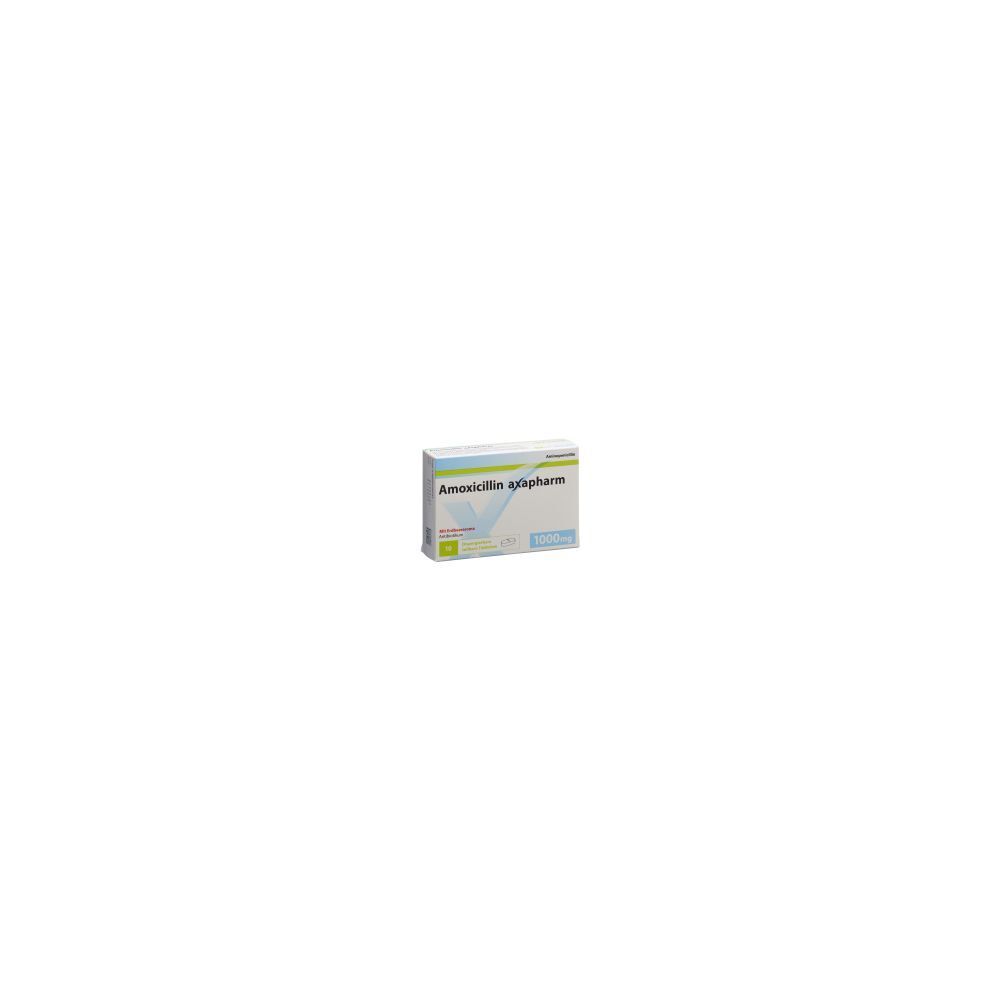 AMOXICILLIN Axapharm Disp Tabl 1000 mg 10 Stk
