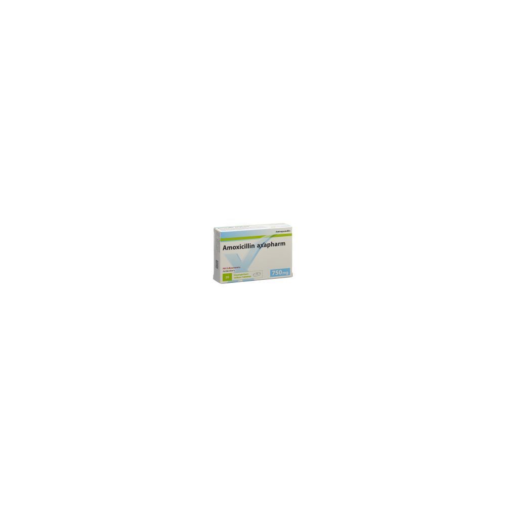 AMOXICILLIN Axapharm Disp Tabl 750 mg 20 Stk