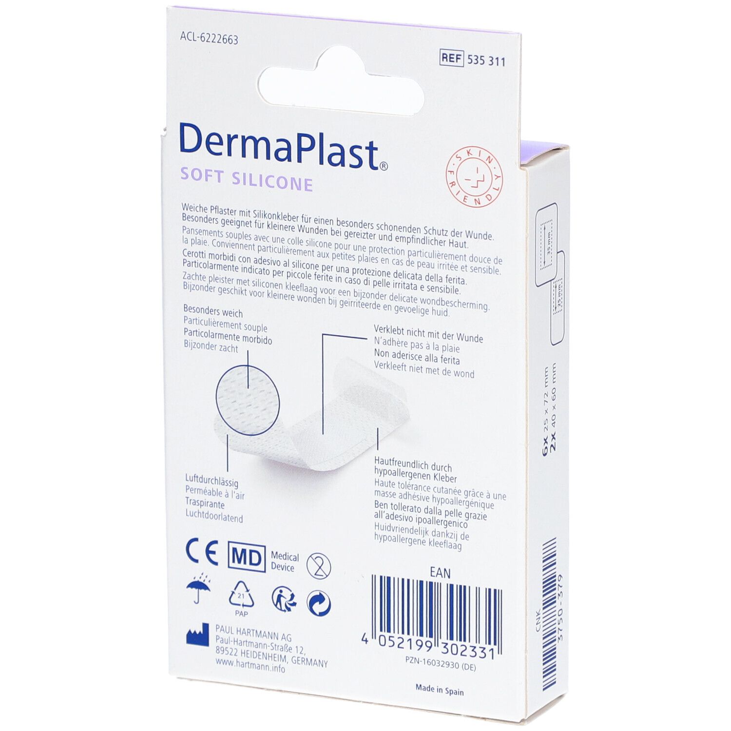DermaPlast® Soft Silicone