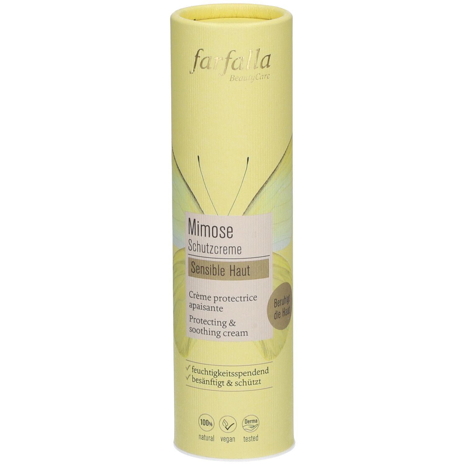 FARFALLA BeautyCare Crème protectrice apaisante au Mimosa