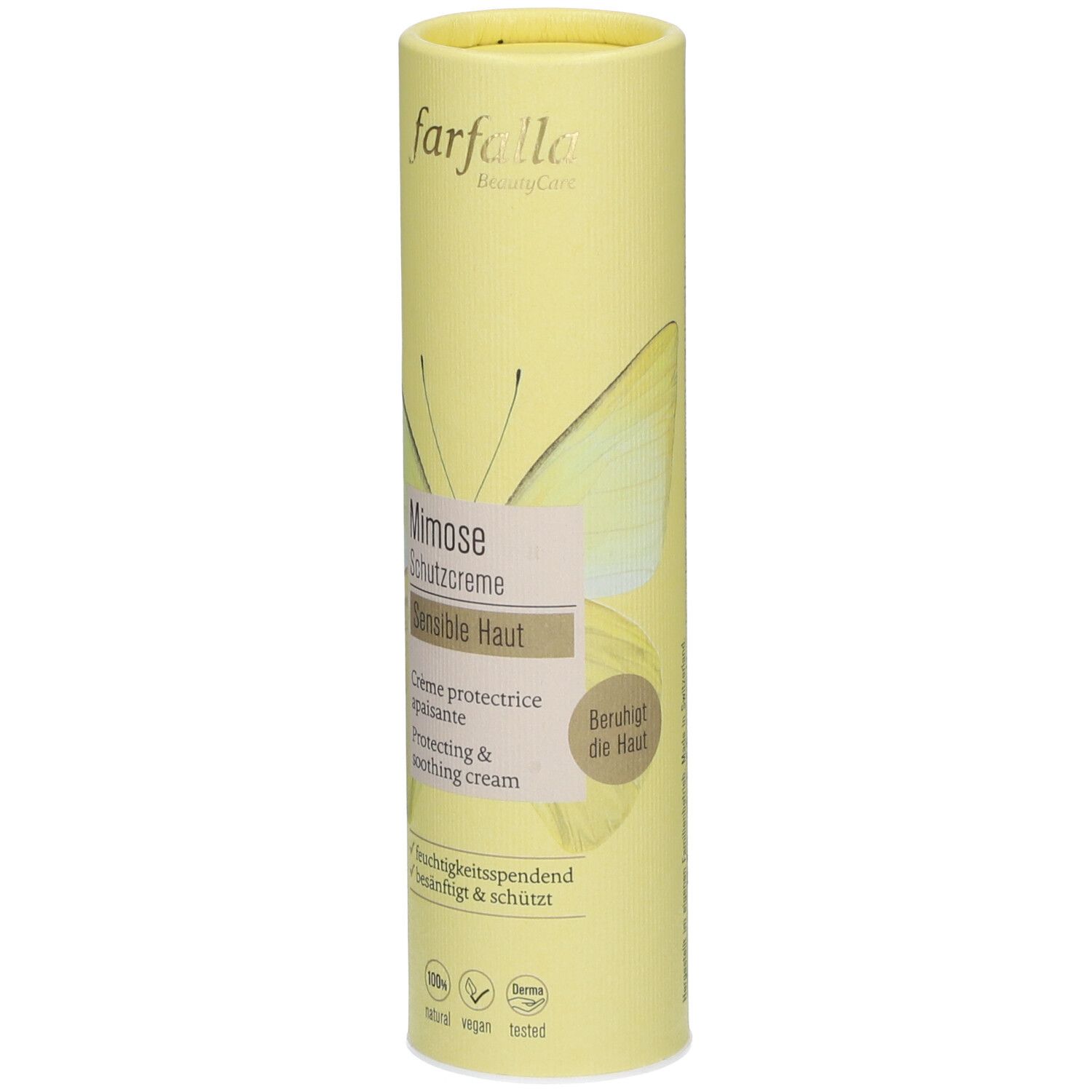 FARFALLA BeautyCare Crème protectrice apaisante au Mimosa