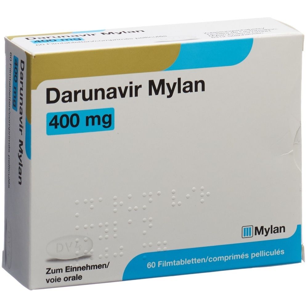 DARUNAVIR Mylan Filmtabl 400 mg SDO