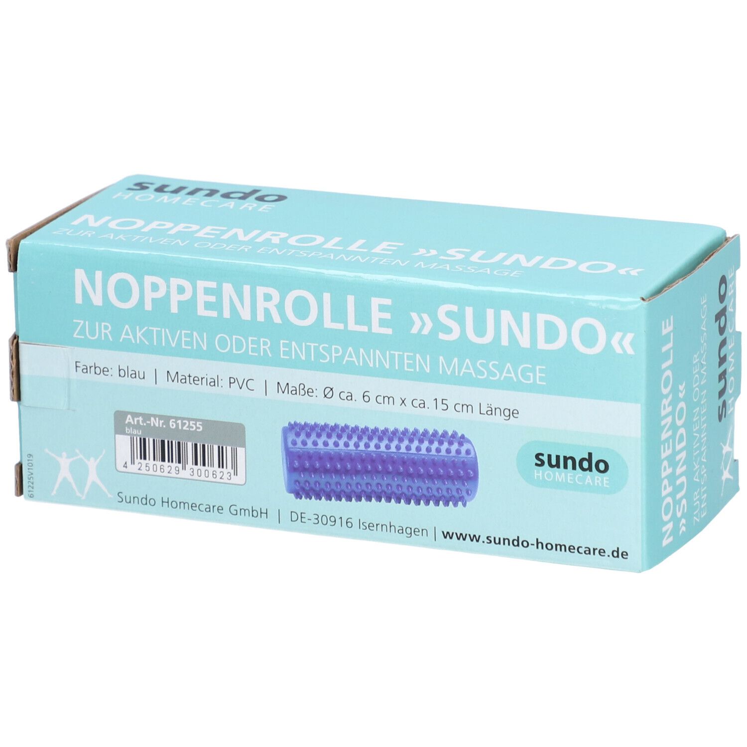 SUNDO Noppenrolle 15cm ø6cm blau