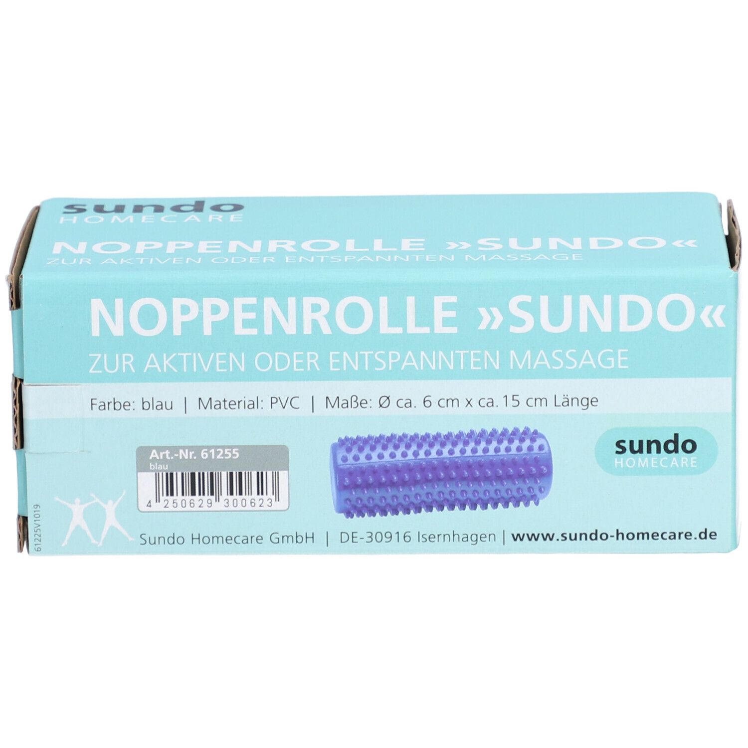 SUNDO Noppenrolle 15cm ø6cm blau