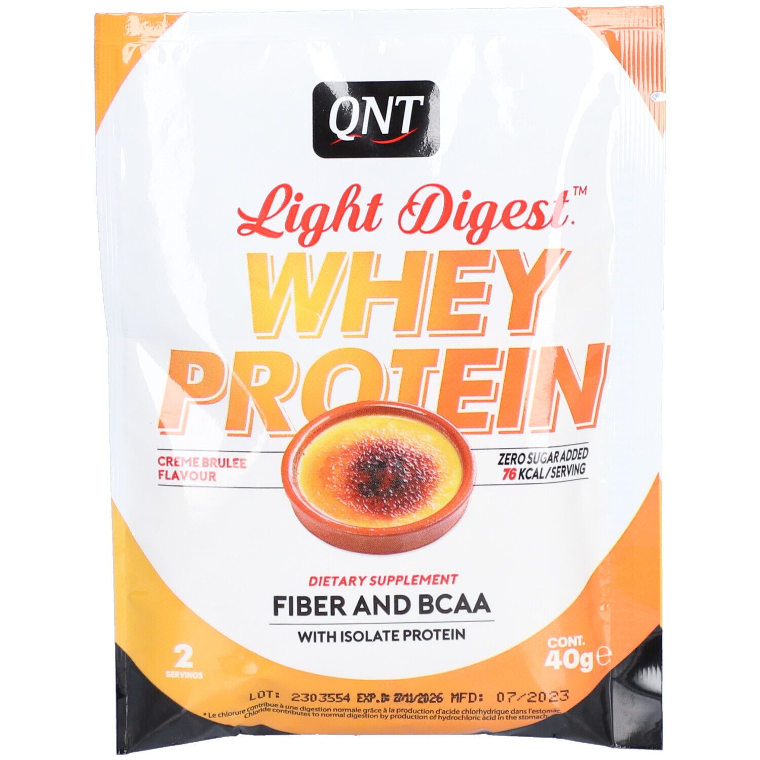 QNT Light Digest Whey Protein Crème Brûlée