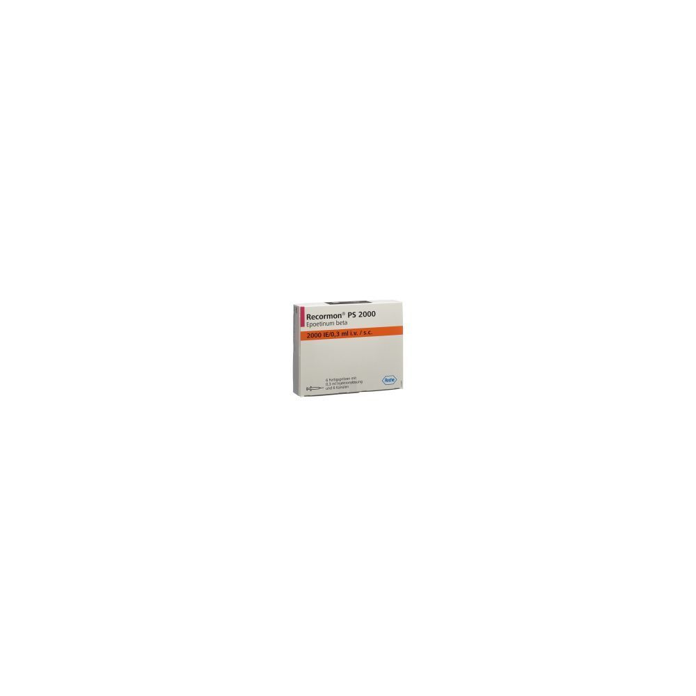 RECORMON PS 2000 IE/0.3ml Nadelsch Fertspr 6 Stk