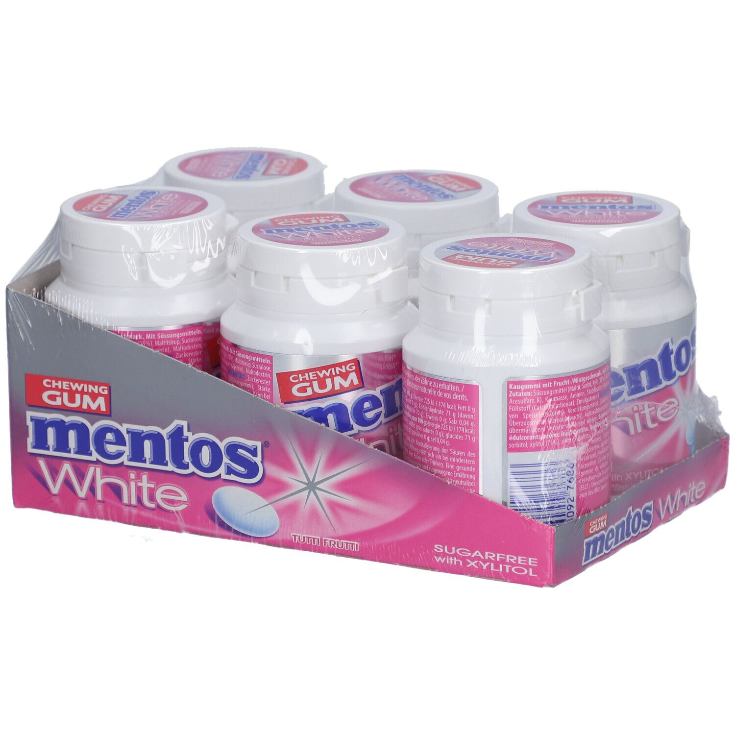 Mentos Gum White Tutti Frutti
