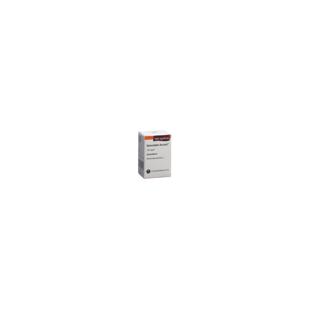 GEMCITABIN Accord 1000 mg/10ml Durchstf