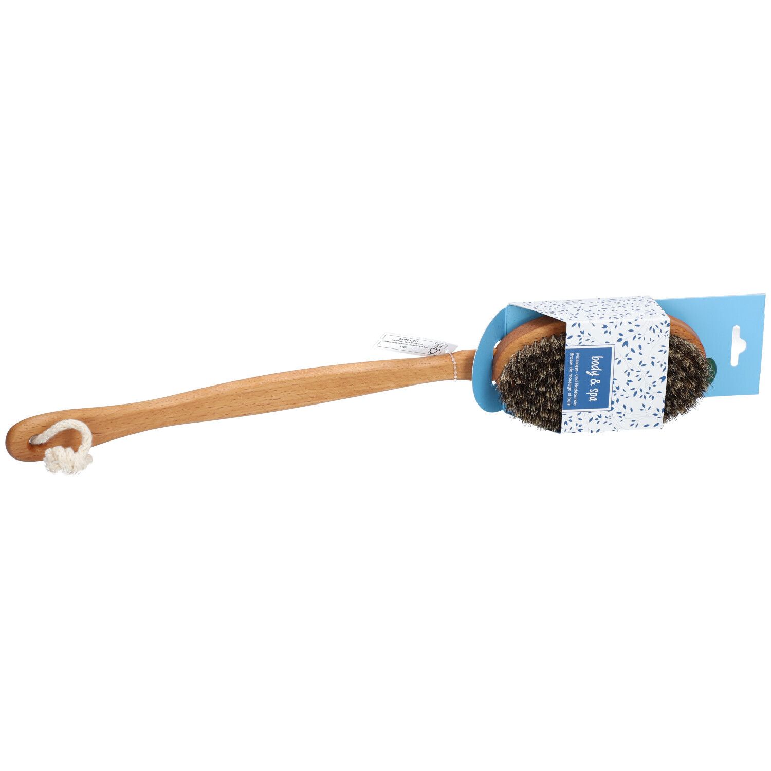 HERBA Bade- Massagebürste Rosshaar/Pflanzenfas FSC