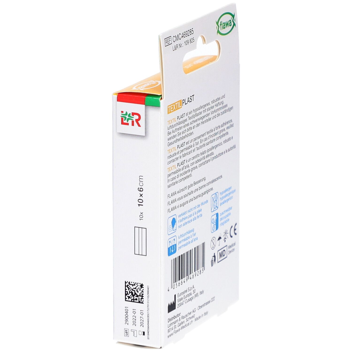 FLAWA Sensitive Plast Strips 6 cm x 10 cm