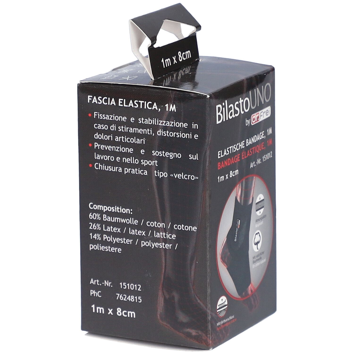 BILASTO Uno elast Universalband 1m m Klettverschl