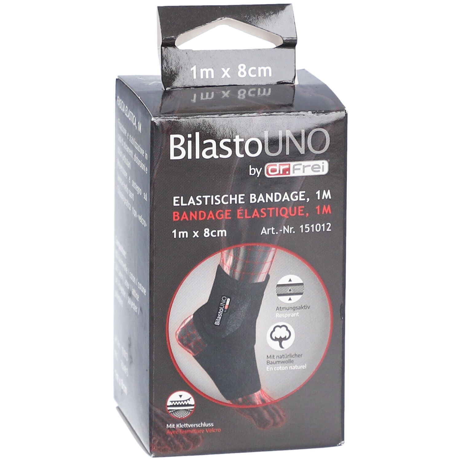 BILASTO Uno elast Universalband 1m m Klettverschl