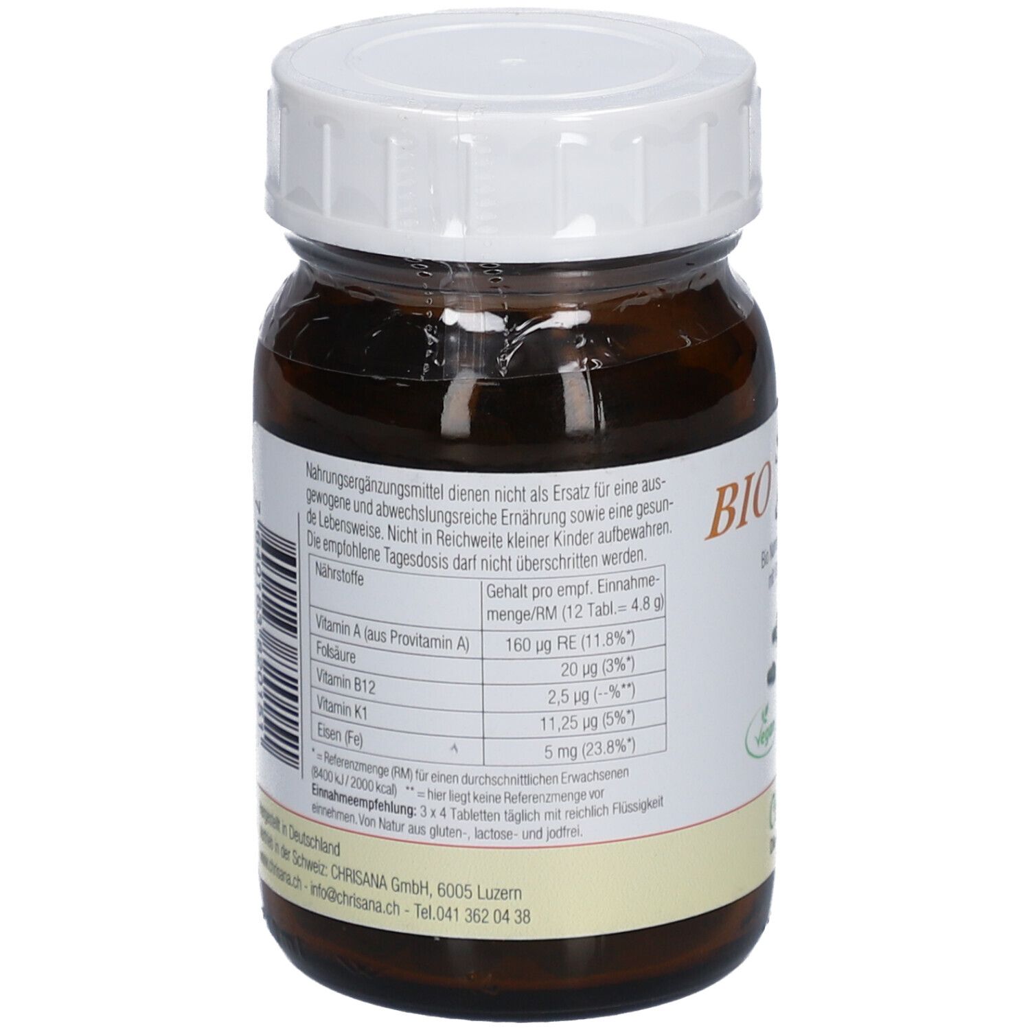 Chrisana Bio Spirulina & Chlorella Tabletten